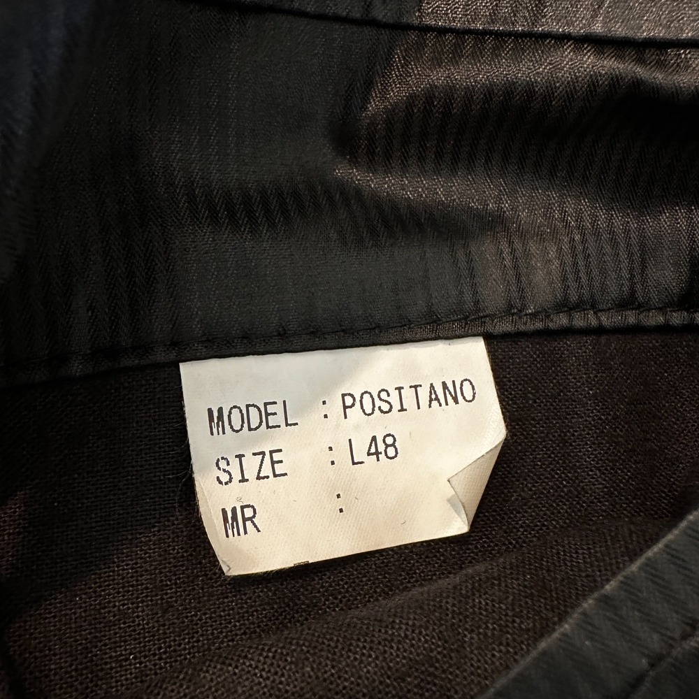 Alfani Leather Jacket Mens Size 48 L Positano Black Sport Coat Blazer Soft - Picture 11 of 12